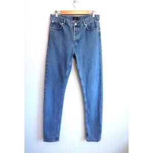 A.P.C. Denim Petit New Standard Jeans Mid Blue 100% Cotton MR PORTER 29 $295
